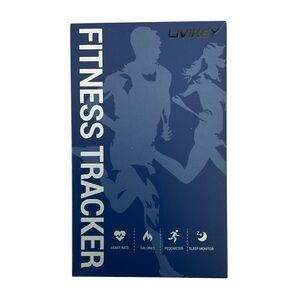 LIVIKEY Fitness Tracker Unisex Heart Rate/Calories/Pedometer/Sleep Monitor NWT